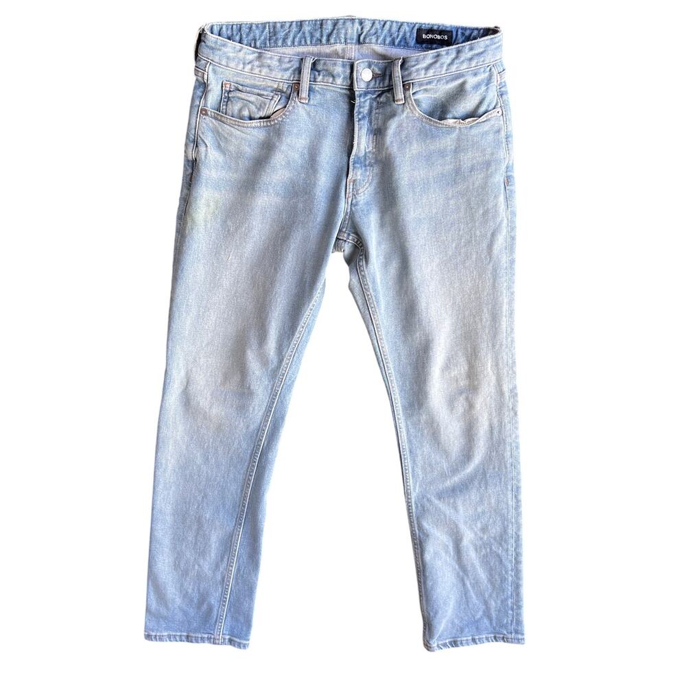 ⭐️SOLD ⭐️Bonobos Jeans Slim Fit light wsh 5 pocket 98% organic cotton 2%